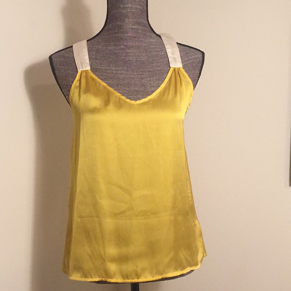 Forever 21 Yellow Loose Tank Top